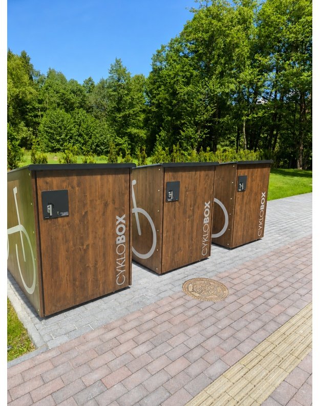 Dviračių saugykla Cyklobox